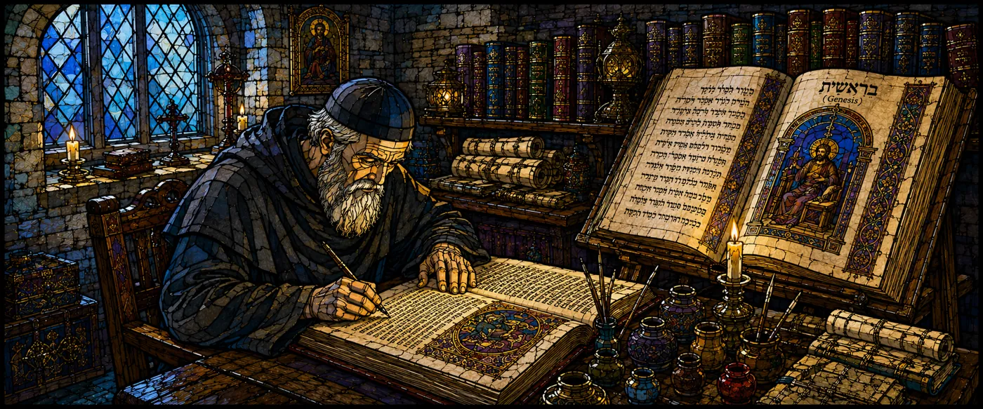 Artwork accompanying The Origin of Genesis 1:1 report